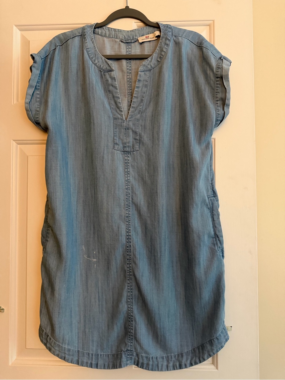Vineyard Vines Light Blue Denim Mini Dress
